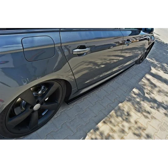 Audi A6 C7 S LIne Yrs 11-on MAXTON Sideskirt Extensions Diffusers Splitters