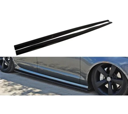 Audi A6 C7 S LIne Yrs 11-on MAXTON Sideskirt Extensions Diffusers Splitters