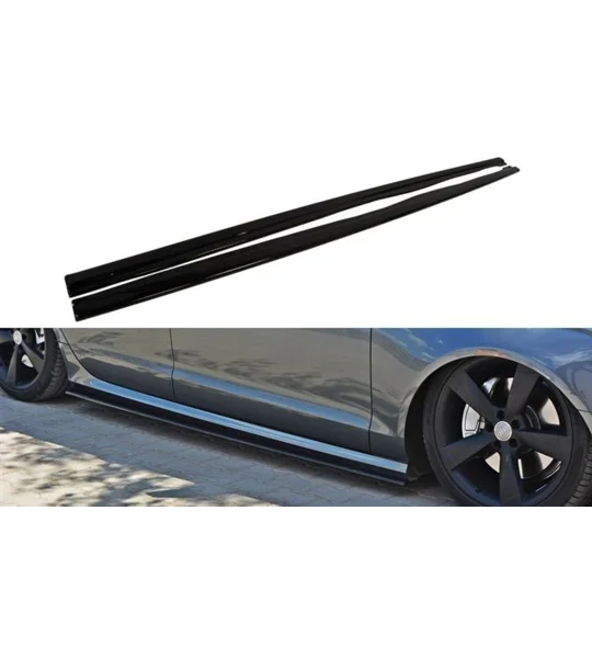 Audi A6 C7 S LIne Yrs 11-on MAXTON Sideskirt Extensions Diffusers Splitters