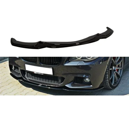 BMW F10 5 Series Yrs 10- , Front Bumper Splitter Diffuser Lip Plastic