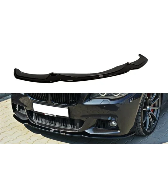 BMW F10 5 Series Yrs 10- , Front Bumper Splitter Diffuser Lip Plastic