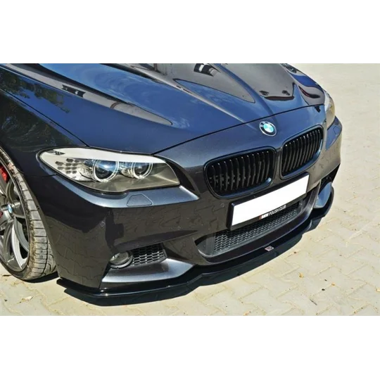 BMW F10 5 Series Yrs 10- , Front Bumper Splitter Diffuser Lip Plastic