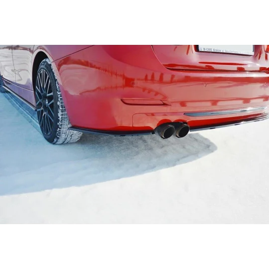 BMW F30 3 Series SE Models, Maxton Rear Bumper Splitter/Lip Plastic Spats