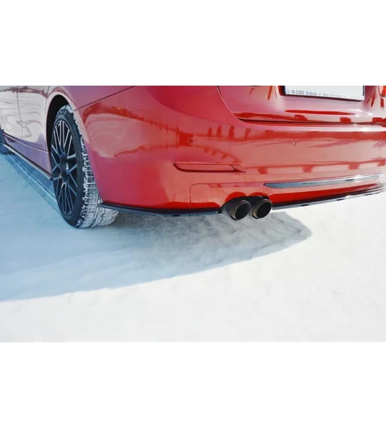 BMW F30 3 Series SE Models, Maxton Rear Bumper Splitter/Lip Plastic Spats