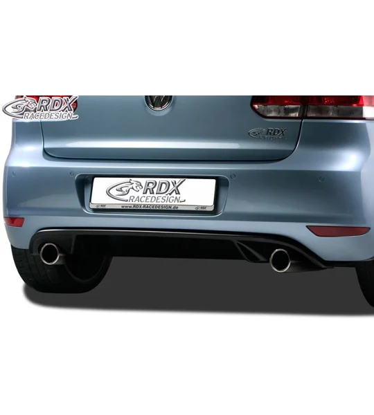 VW Golf MK 6 VI 09-12 GTI Rear Bumper Insert Diffuser Plastic 3DR & 5DR