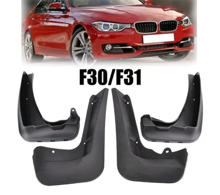 BMW F30 3 Series Yrs 12-18 4pc Set Fitted Moulded Mudflaps