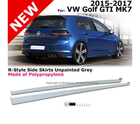VW Golf MK 7 VII Yrs 2013-2017 R Line Sideskirts
