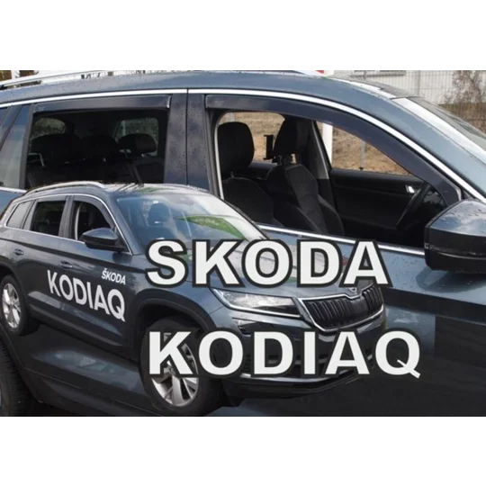 Skoda Kodiaq 5Drs Yrs 2016 onwards Brand New Heko 4 Piece Wind Deflectors 28349