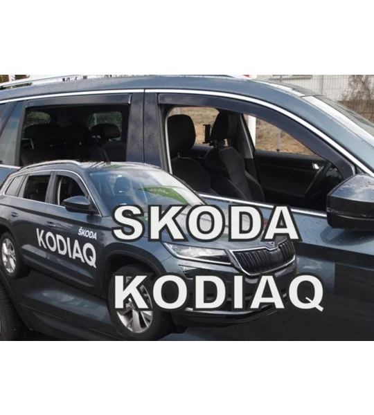 Skoda Kodiaq 5Drs Yrs 2016 onwards Brand New Heko 4 Piece Wind Deflectors 28349
