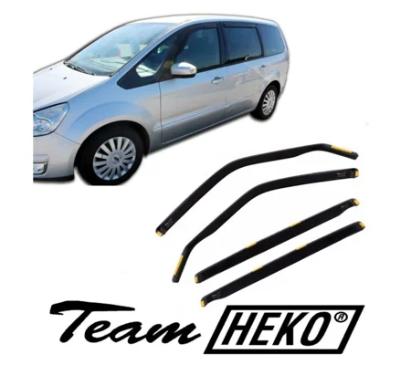 Ford Galaxy Yrs 06-15 Brand New Heko 4 Piece Wind Deflectors 15236