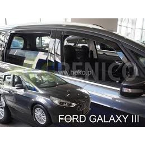 Ford Galaxy Yrs 2015 Onwards Brand New Heko 4 Piece Wind Deflectors 15316