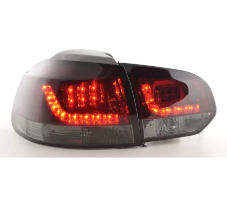 VW Golf GTD GTI R20 Rear Tinted LED Tail Lights Golf R MK6 RHD L LIGHTS