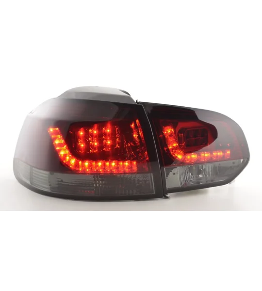 VW Golf GTD GTI R20 Rear Tinted LED Tail Lights Golf R MK6 RHD L LIGHTS