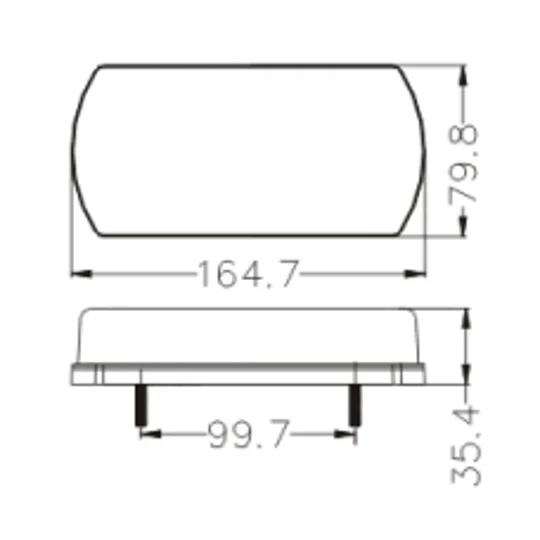 LED Trailer Taillamp Stop Brake & Tail 12/24v COPY