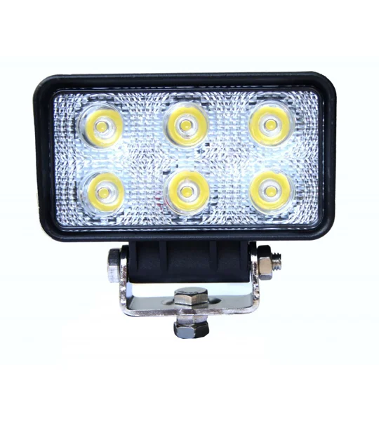 18 Watt Rectangular LED High Power Cree Work Lamp Light, 12 & 24 Volt