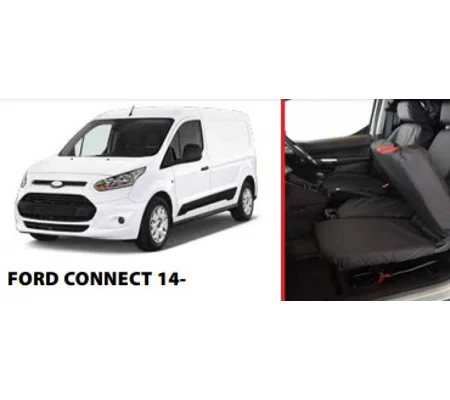 Ford Transit Connect Yrs 2014 - Tailored Seat Covers Set Heavy Duty