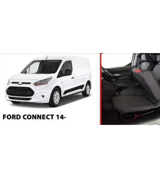 Ford Transit Connect Yrs 2014 - Tailored Seat Covers Set Heavy Duty