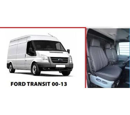 Ford Transit Yrs 00-13 Tailored Seat Covers Set Heavy Duty