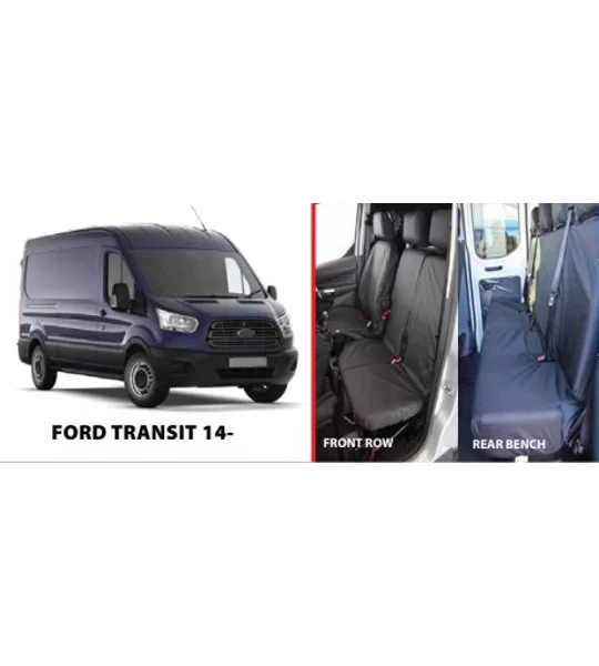 Ford Transit Yrs 14 - Tailored Seat Covers Set Heavy Duty