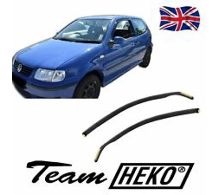 VW Polo 6N & 6N2 Yrs 95-01 3DR Brand New Heko 2 Piece Wind Deflectors 31117