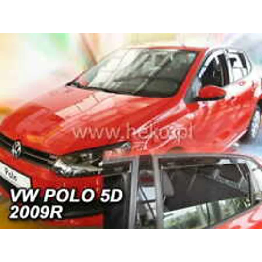 VW Polo 6R Yrs 09-17 4drs Brand New Heko 4 Piece Wind Deflectors 31178