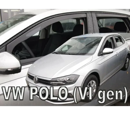 VW Polo Yrs 2017 on 4drs Brand New Heko 4 Piece Wind Deflectors 31014