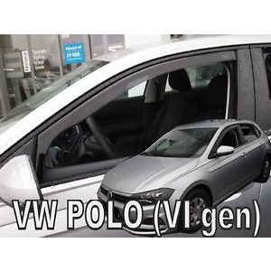 VW Polo Yrs 2017 on 3drs Brand New Heko 2 Piece Wind Deflectors 31113