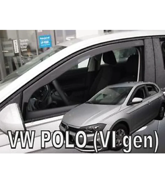 VW Polo Yrs 2017 on 3drs Brand New Heko 2 Piece Wind Deflectors 31113