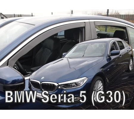 BMW 5 Series G30 Saloon 4drs Yrs 2017 - 2023 Brand New Heko 4 Piece Wind Deflectors 11171
