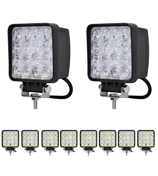 48 Watt LED High Power Cree Work Lamp Light, 12 & 24 Volt