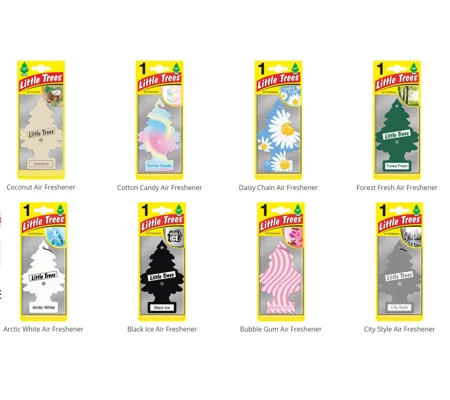 Little Trees Air Fresheners 8 Popular Scents Black Ice Forest Fresh