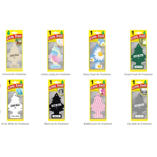 Little Trees Air Fresheners 8 Popular Scents Black Ice Forest Fresh