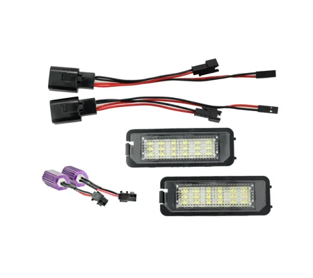License Plate LED Number Plate Lights Golf 4, Golf 5, Golf 6 Eos 06-, Lupo 99-03, Beetle 06-, Passat CC 09-, Polo 6N2 00-02, Polo 9N 02-05, Phaeton