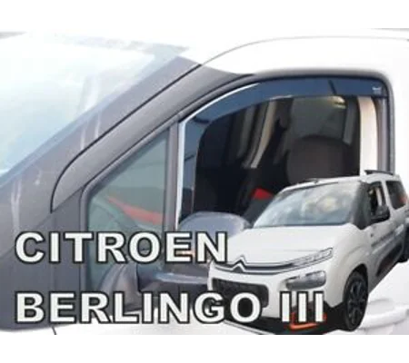 Citreon Berlingo Opel Combo Yrs 2018 on New 2 Piece Heko Wind Deflectors 25403