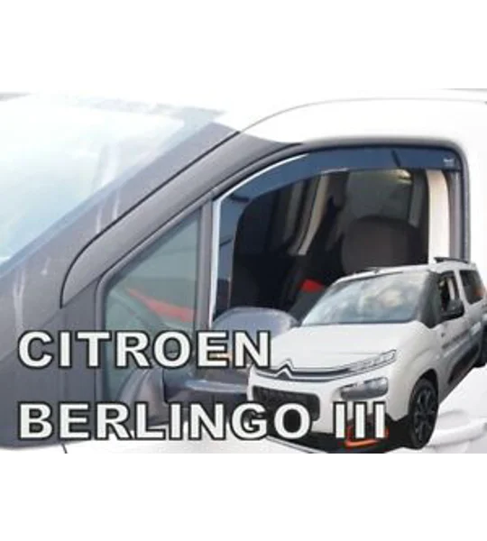 Citreon Berlingo Opel Combo Yrs 2018 on New 2 Piece Heko Wind Deflectors 25403