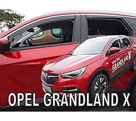Opel Vauxhall Grandland X Yrs 2017 0n Brand New 4 Piece Heko Wind Deflectors 25402