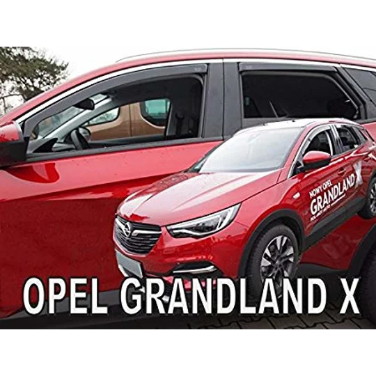 Opel Vauxhall Grandland X Yrs 2017 0n Brand New 4 Piece Heko Wind Deflectors 25402