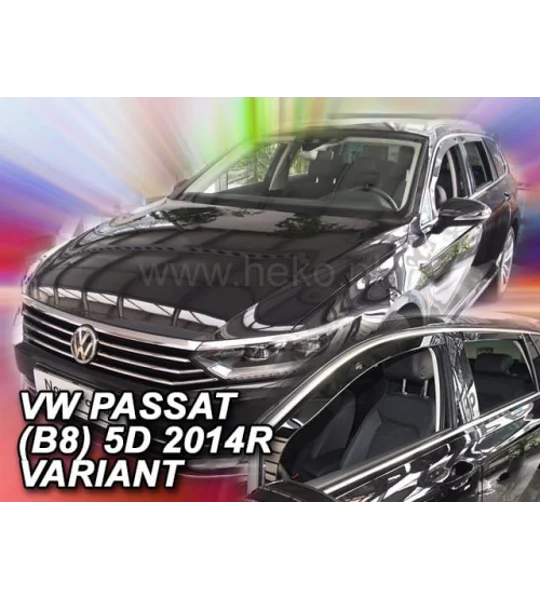 VW Passat B8 Combi Estate 2015 onwards 4 Piece Wind deflectors Team Heko 31003