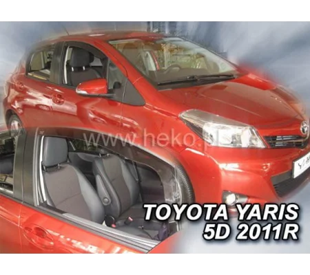 Toyota Yaris 5drs Yrs 11- Brand New Heko 4 Piece Wind Deflectors