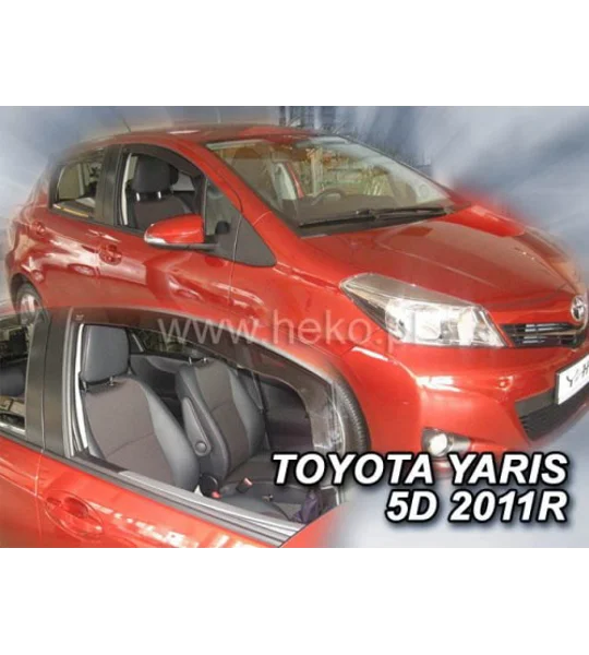 Toyota Yaris 5drs Yrs 11- Brand New Heko 4 Piece Wind Deflectors