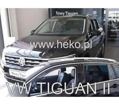 VW Tiguan II 2 Yrs 2016 on Brand New 4 Piece Heko Wind Deflectors 31007