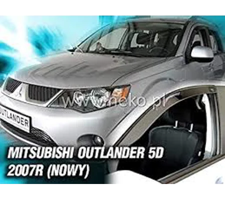 Mitsubishi Outlander Yrs 07 - 12 Brand New 4 Piece Heko Wind Deflectors 23352