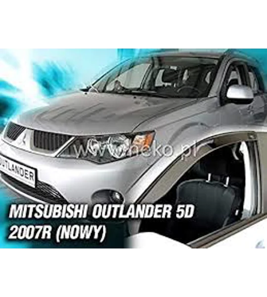 Mitsubishi Outlander Yrs 07 - 12 Brand New 4 Piece Heko Wind Deflectors 23352