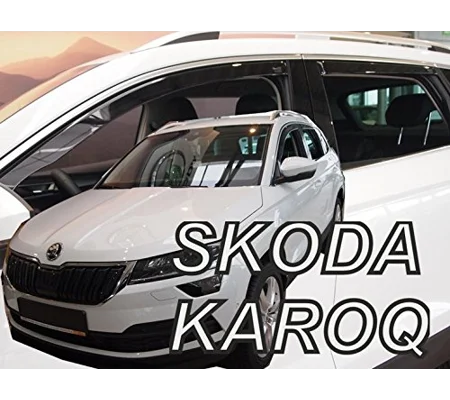 Skoda Karoq 5drs Yrs 2017-up Brand New Heko 4 Piece Wind Deflectors 28351
