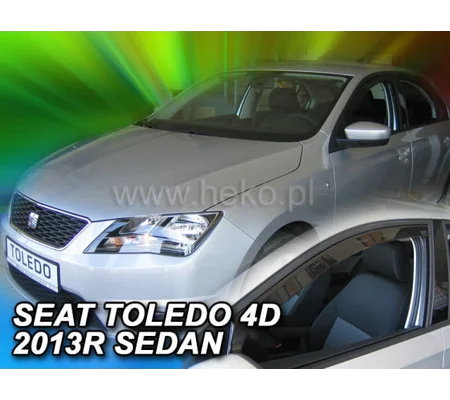 Seat Toledo Yrs 2016 onwards Brand New Heko 4 Piece Wind Deflectors 28237