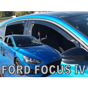 Ford Focus MK IV 4 Yrs 2018 onwards Brand New Heko 4 Piece Wind Deflectors 15330