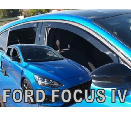 Ford Focus MK IV 4 Yrs 2018 onwards Brand New Heko 4 Piece Wind Deflectors 15330