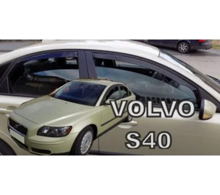 Volvo S40 Yrs 04-12 Saloon Brand New Heko 4 Piece Wind Deflectors