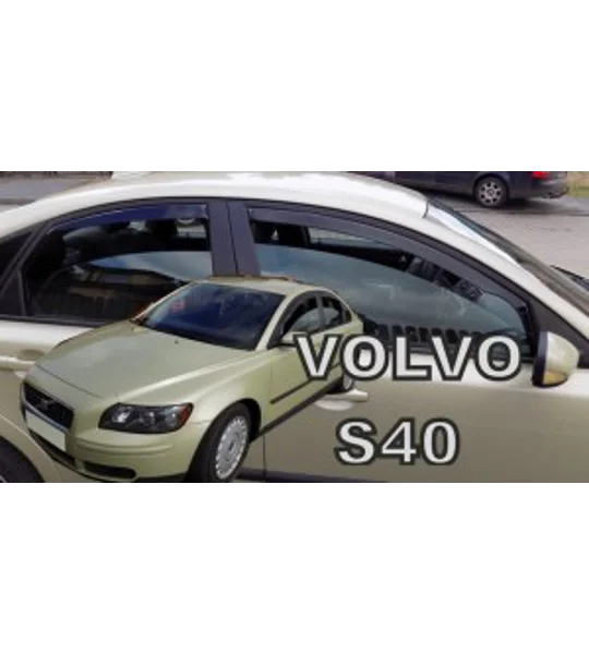Volvo S40 Yrs 04-12 Saloon Brand New Heko 4 Piece Wind Deflectors