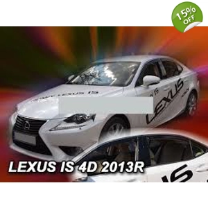 Lexus IS200 III 3 Yrs 2013 on Brand New Heko 4 Piece Wind Deflectors 30021